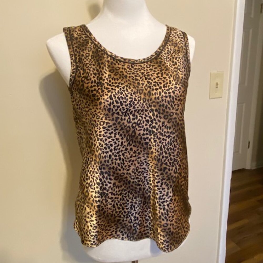 Etonne by Sarah Richards Cheetah-print Pajama Set